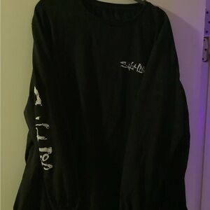 Salty Life shirt with White Graphics